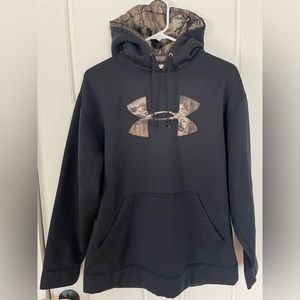 Black and Camo Under Armour Hoodie